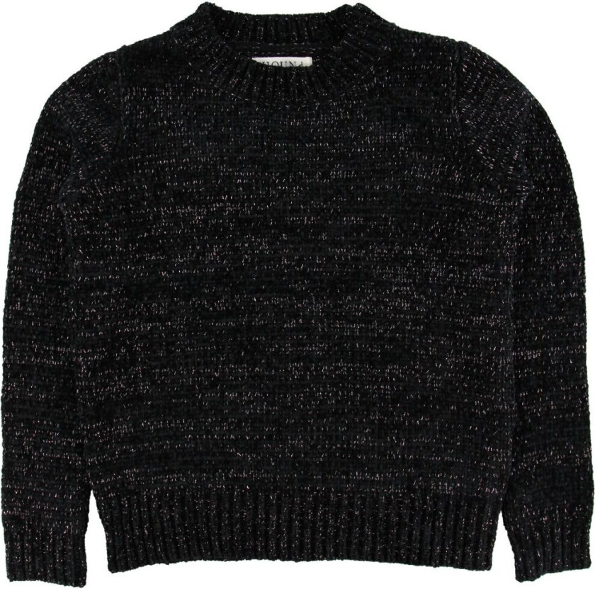 Genser - Velur-Strikk - Black - - 14 år (164) - Genser