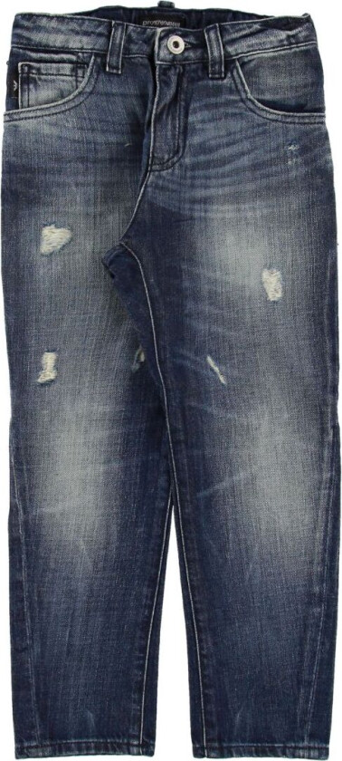 Jeans - Blå Denim - - 6 år (116) - Jeans