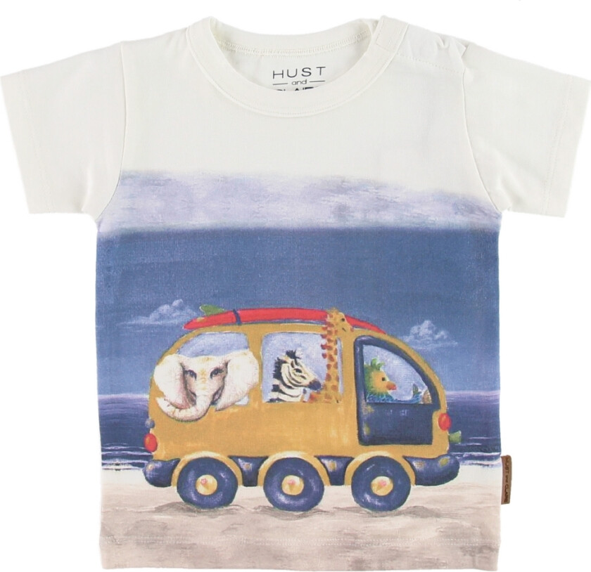 T-skjorte - Anker - Hvit m. Trykk - - 68 - T-skjorte