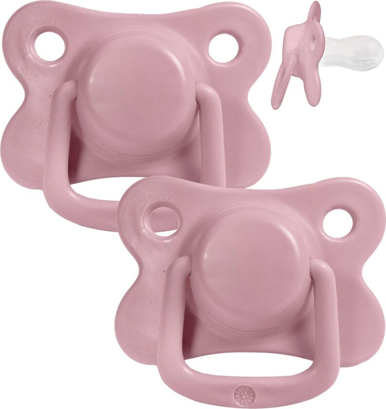 Smokk - 2-pack - Støvet Roa - - 6+ md - Smokk