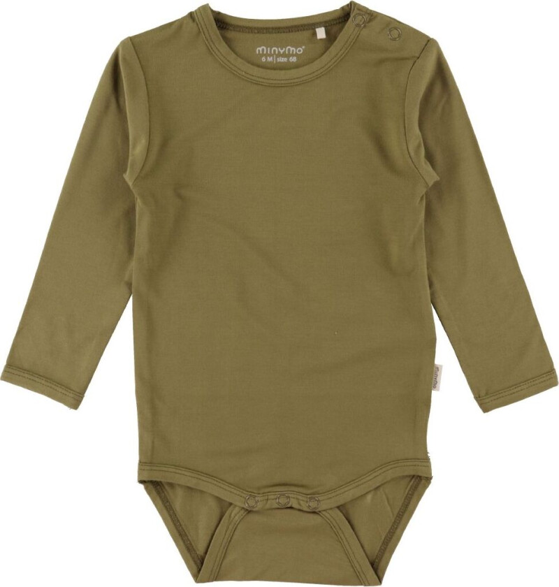 Body I/e - Bambus - Tørket Herbs - - 2 år (92) - Langermet Body