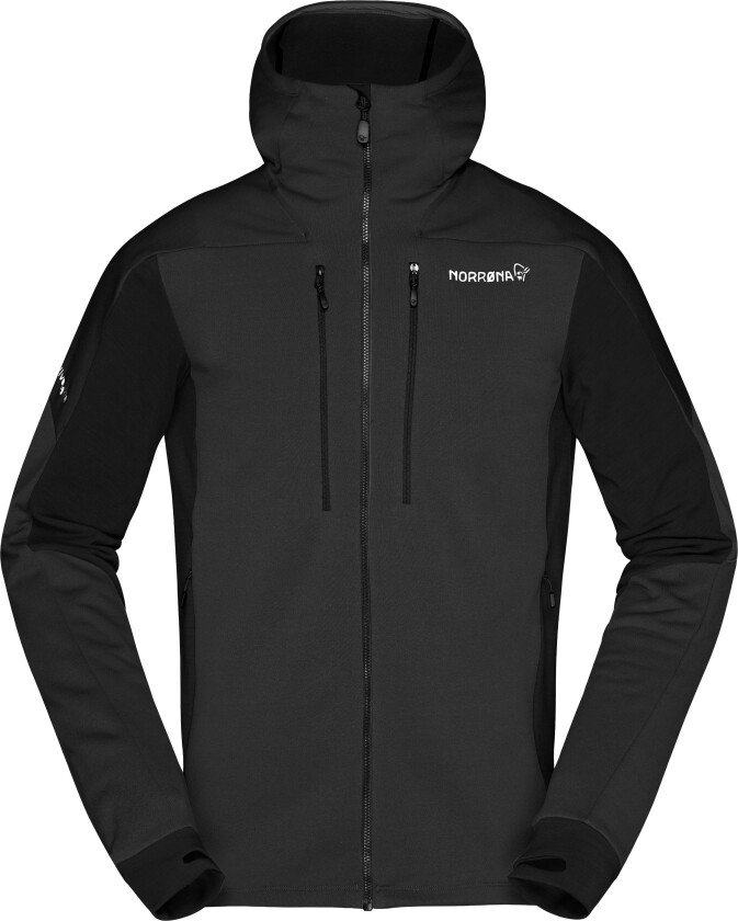 Men's Trollveggen Powerstretch Pro Zip Hood XL, Caviar