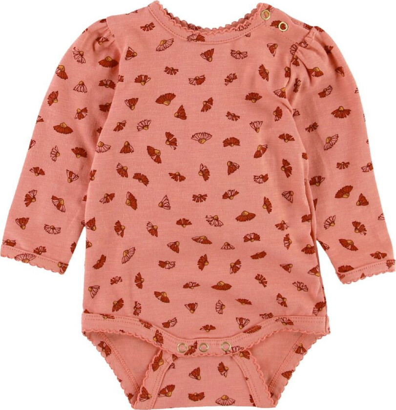 Body L/æ - Ellen - Comomile - Tawny Oransje - - 74 - Langermet Body