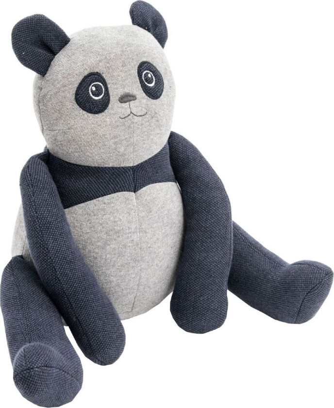 Barnevognspute - 40 cm - Panda - Denim - - OneSize - Kosedyr