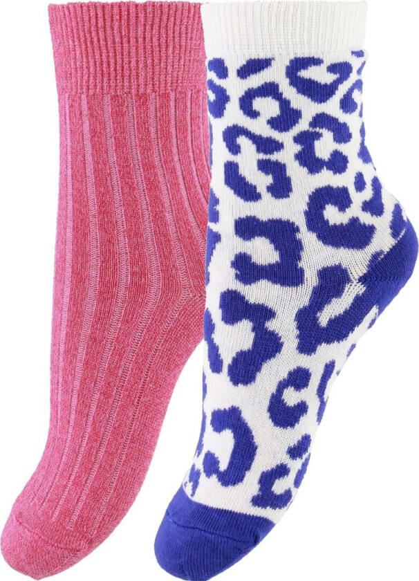 Sokker - 2-pack - Nomi - Rosa Lemonade - - 17/19 - Sokker