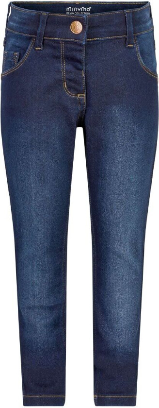 Bukser - Stretch Slim Fit - Mørkeblå Denim - - 7 år (122) - Jeans