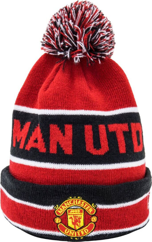 Lue - Strikk - Manchester United - Rød/Svart - - 56-63 cm - Lue