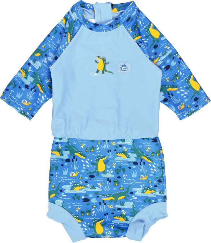 Våtdrakt - Happy Nappy - UV50+ - Crocodile Sump - - 1-2 år (80-92) - Våtdrakt