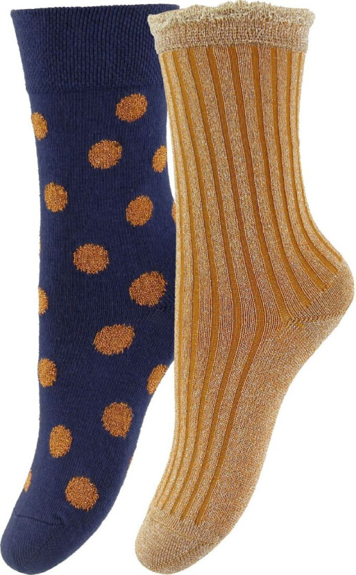 Sokker - Nomi - 2-pack - Gold - - 17/19 - Sokker