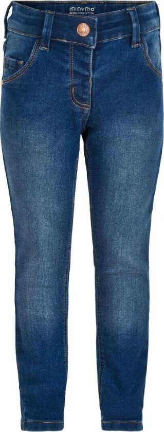 Bukser - Stretch Slim Fit - Blå Denim - - 8 år (128) - Jeans