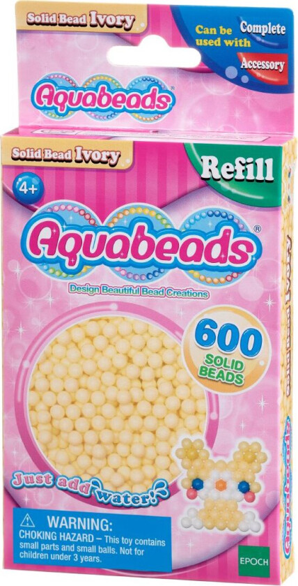 Perler - 600 stk. - Ivory - - OneSize - Perler