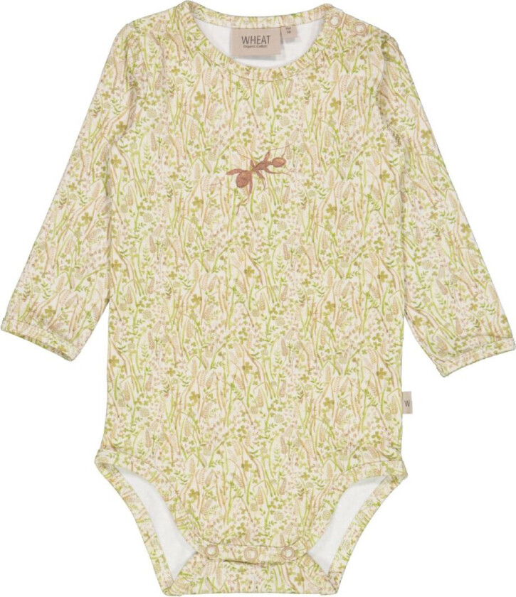 x Rodinia Body L/æ - Begrenset - Akvarell gressmark - - 1 år (80) - Langermet Body