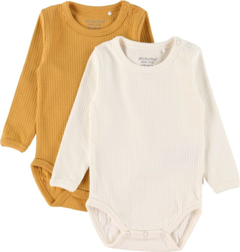 Bodyer I/e - Rib - 2-pack - Amber Gold - - 62 - Langermet Body