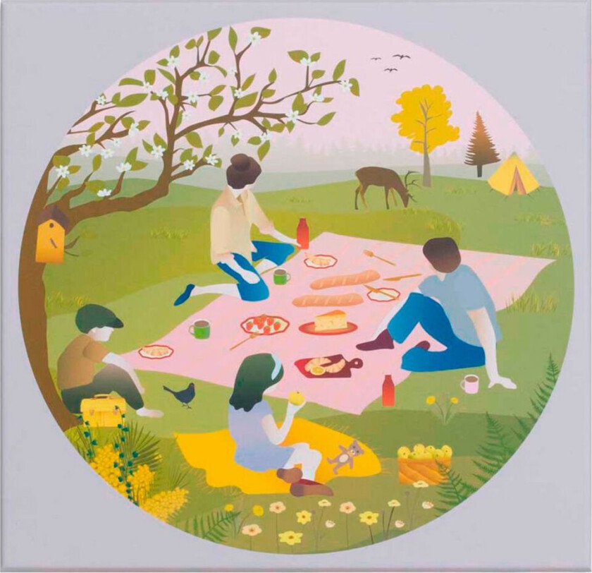 Puslespill - 1000 Brikker - Piknik - - OneSize - Puslespill