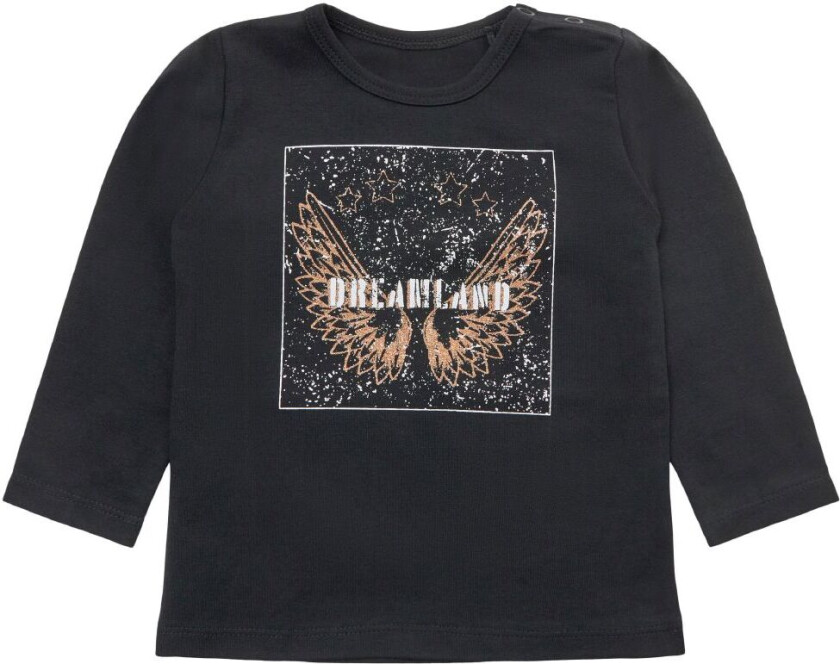 Petit By Sofie Schnoor Genser - Elenor - Svart m. Trykk - Sofie Schnoor - 1½ år (86) - Genser