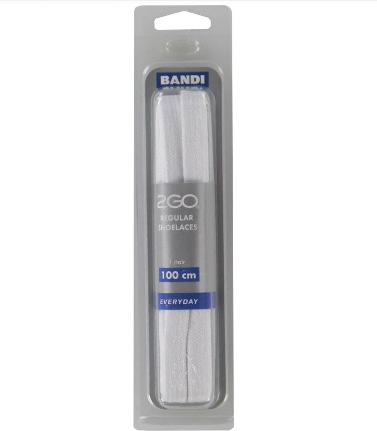 Skolisser - 100 cm - 1 Par - Hvit - - OneSize - Skolisser