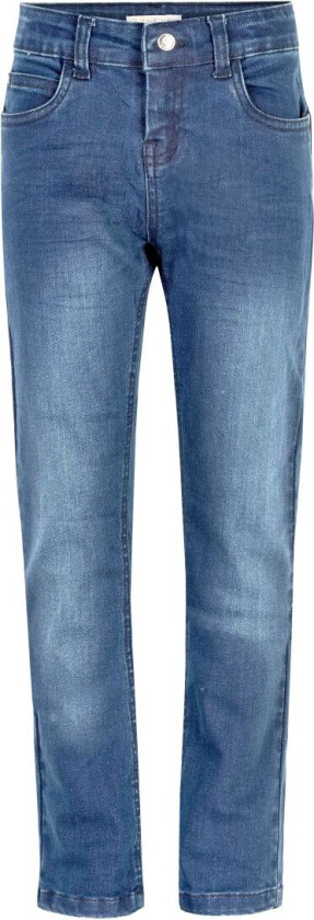 Jeans - Stockholm Regular - Blå Denim - - 7-8 år (122-128) - Jeans