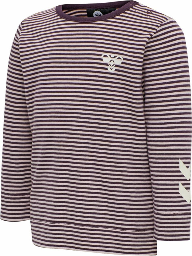 Genser - HMLKoral - Rosa/Lilla Stripet - - 62 - Genser