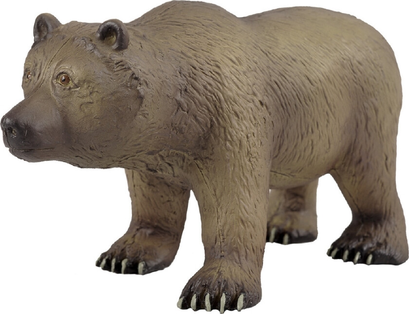 Dyr - 33 cm - Grizzlybjørn - - OneSize - Lekedyr