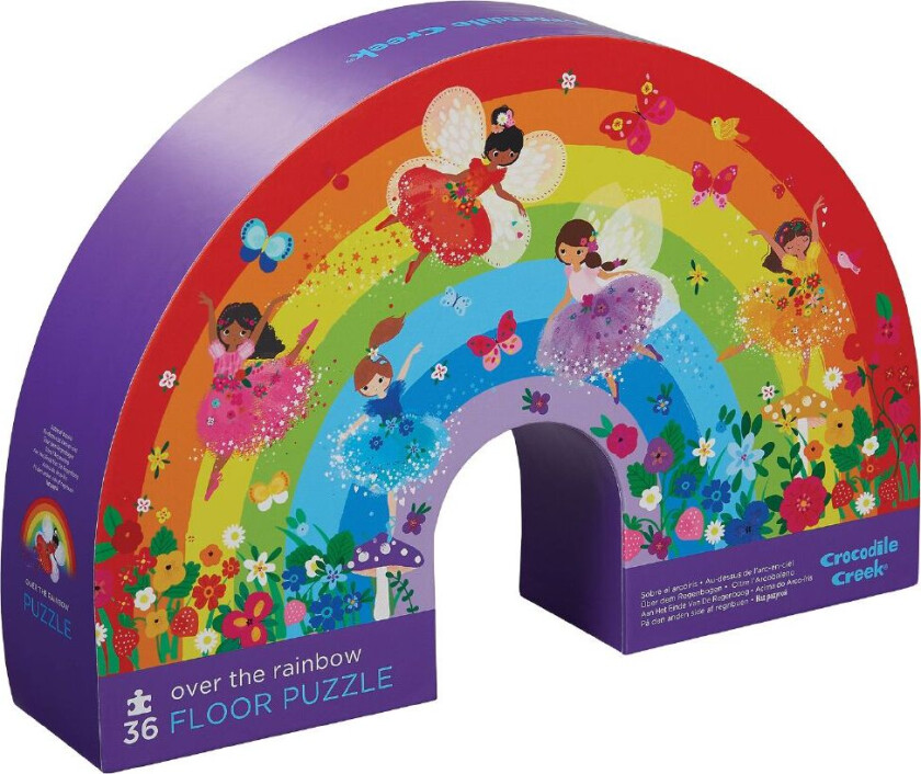 Puslespill - 36 Brikker - Over The Rainbow - - OneSize - Puslespill