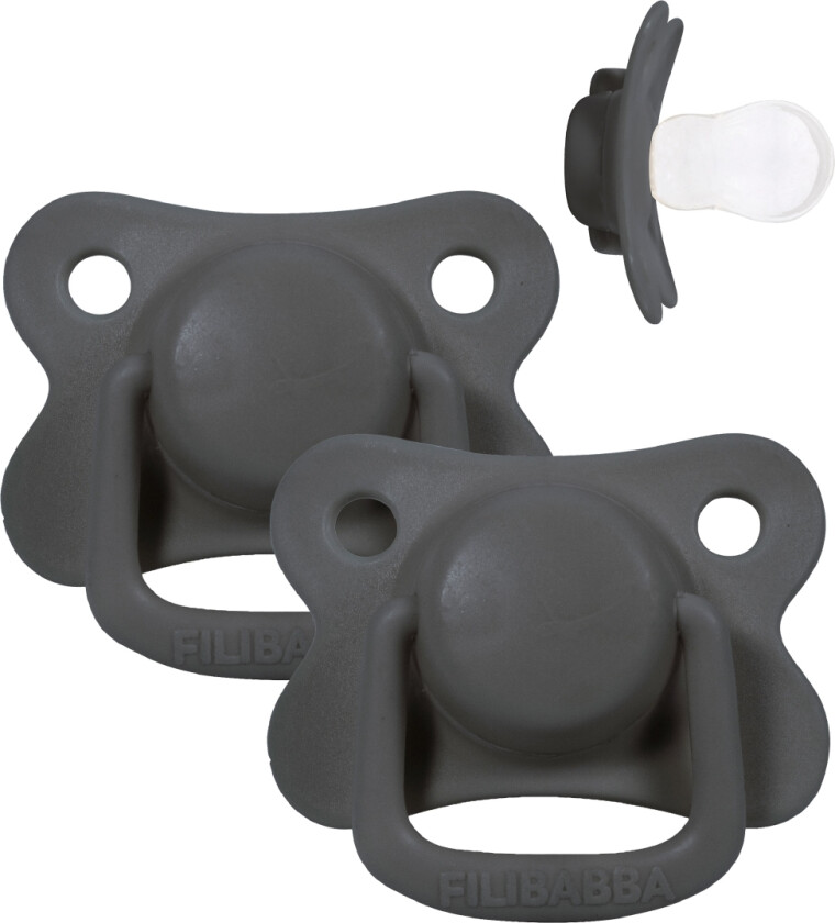 Smokk - 2-pack - 6m+ - Stone Grey - - 6+ md - Smokk