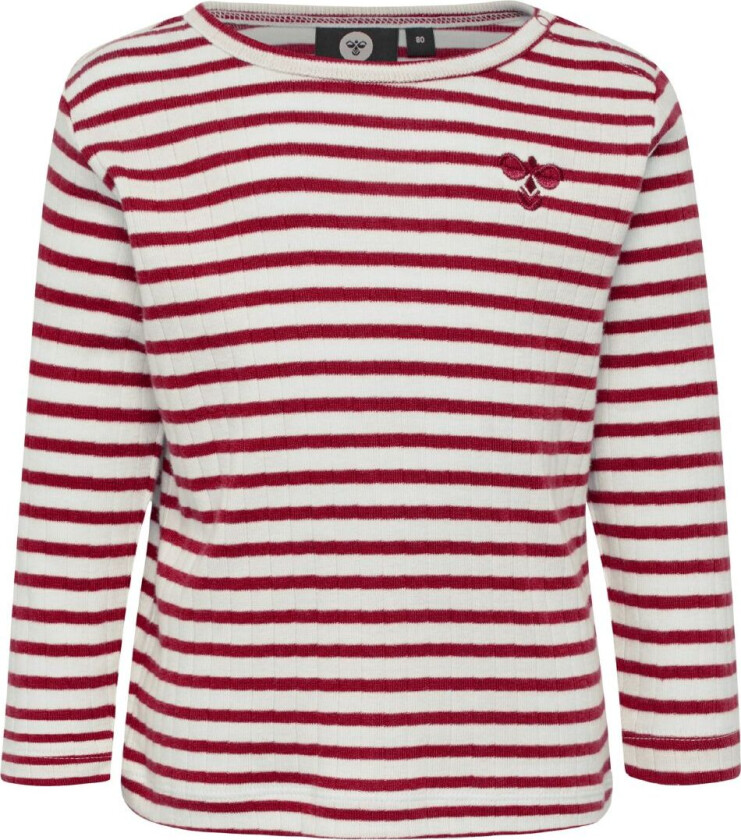 Genser - HMLRumle - Hvit/Bordeaux stripe - - 56 - Genser