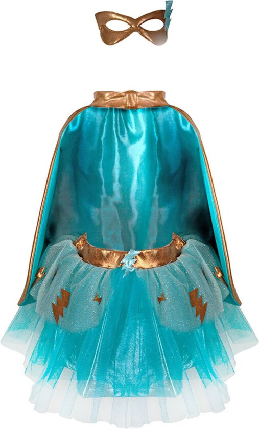 Kostymer - Super-Duper - Turkis - - 4-6 år (104-116) - Kostymer