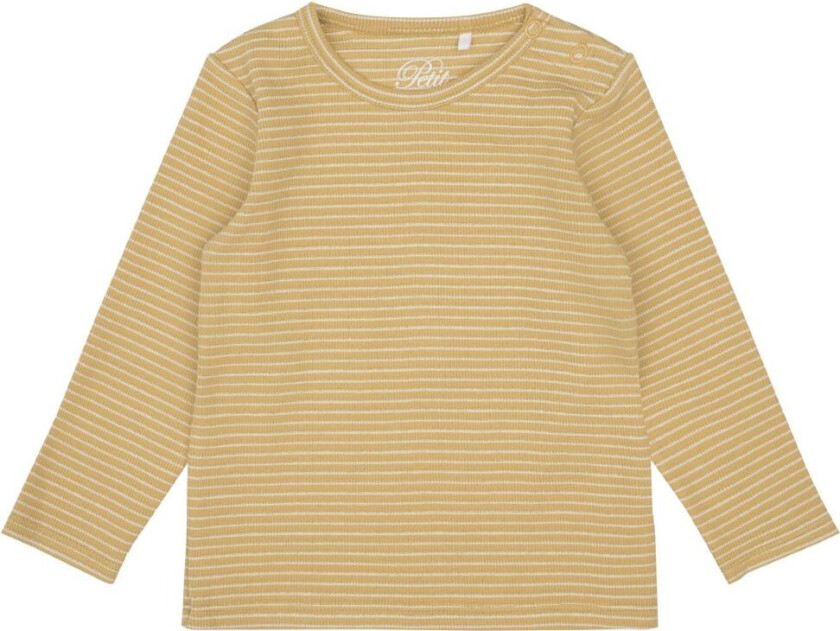 Petit By Sofie Schnoor Genser - Gul m. Striper - Sofie Schnoor - 68 - Genser