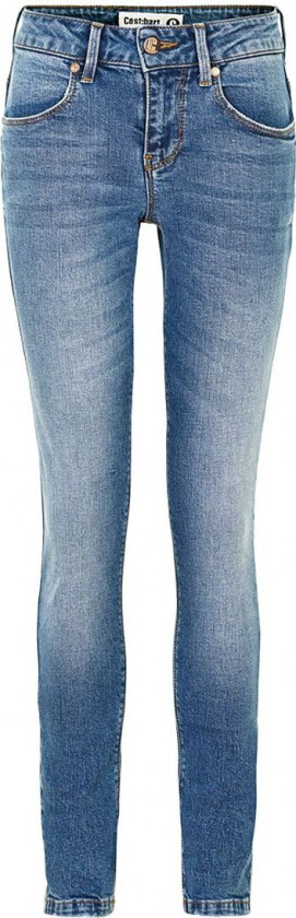 Jeans - Elly - Medium+ Blue Vask - - 17 år (182) - Jeans