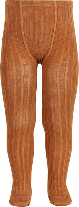 Strømpebukser - Rib - Brun - - 5-6 år (110-116) - Strømpebukser
