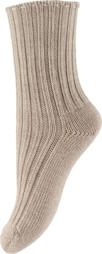Sokker - Ull - Lys Beige - - 39/42 - Sokker