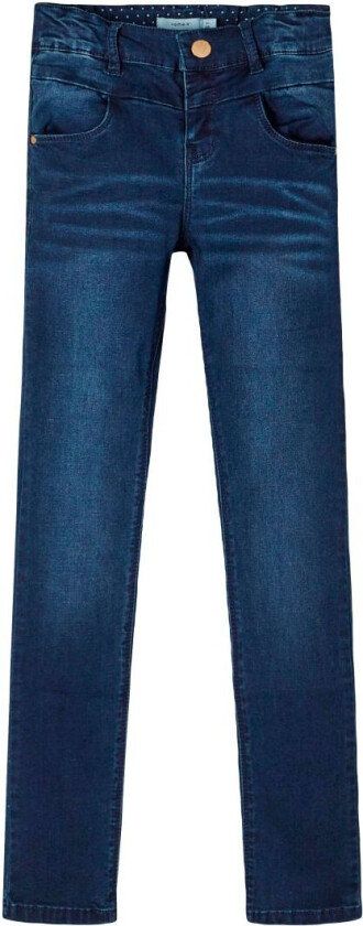 Jeans - NkfPolly - Noos - Dark Blue Denim - - 8 år (128) - Jeans