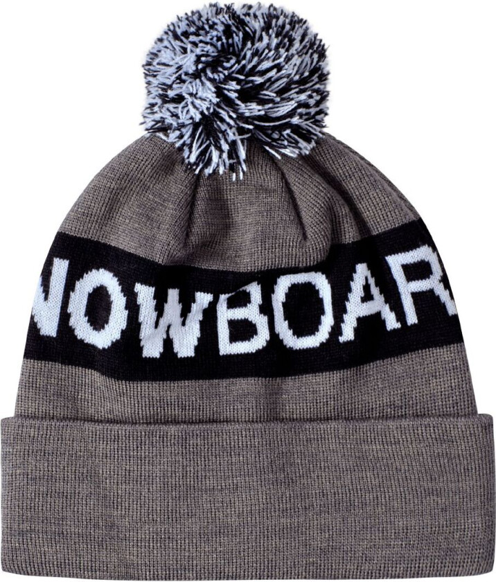 Strikkelue - Chester - Grå Melert/Svart m. Dusk - - OneSize - Lue