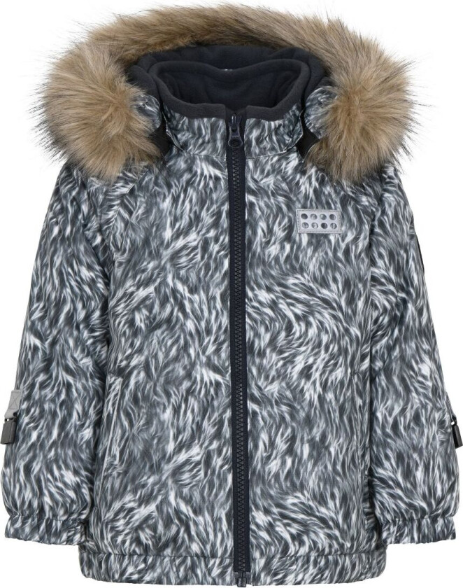 Vinterjakke - LWJenni - Grå/Hvit - - 1 år (80) - Vinterjakke