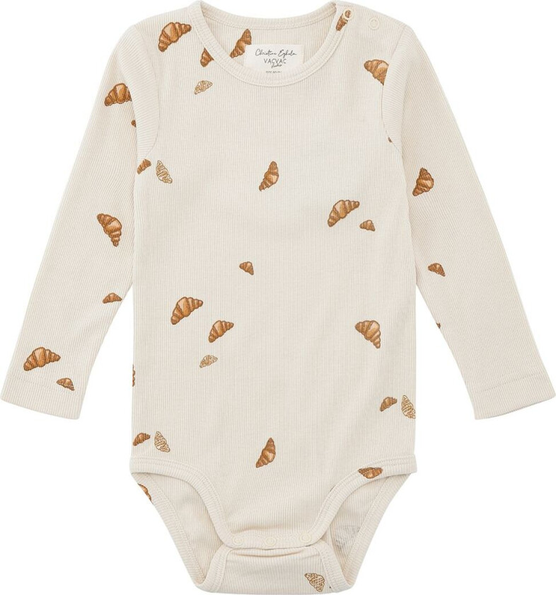 Body L/æ - Rib - Kurt - Mini Croissant Love - - 56/62 - Langermet Body