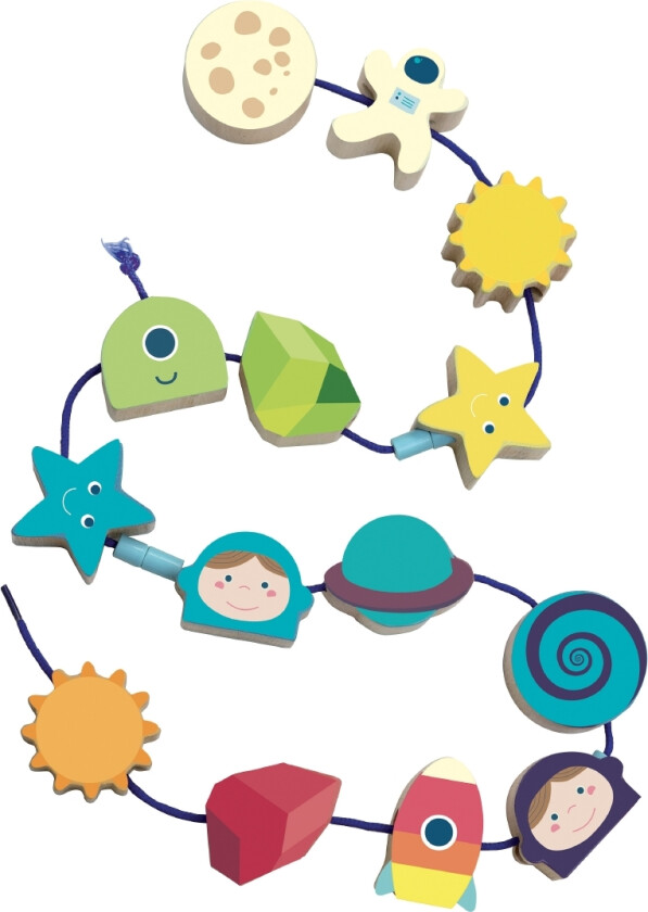 TrePerler - 14 Deler - Space & the Stars - - OneSize - Perler