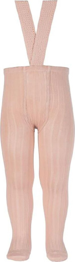 Strømpebukser m. Seler - Rib - Pulver - - 1-2 år (80-92) - Strømpebukser