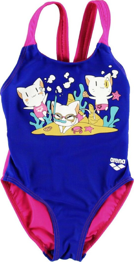 Badedrakt - Friends Kids Jente - Royal/Freak Rose - - 1-2 år (80-92) - Badetøy