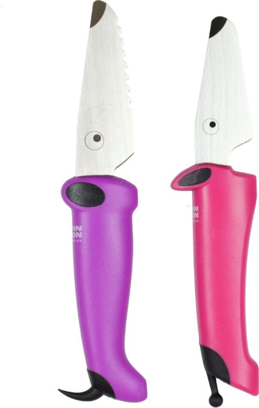 Kokkeknivsett for barn - Rosa/Lilla - - OneSize - Bestikk