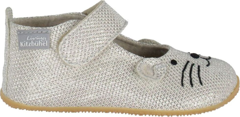 Ballerinasko - Sølv Glitter m. Mus - - 20 - Tøfler