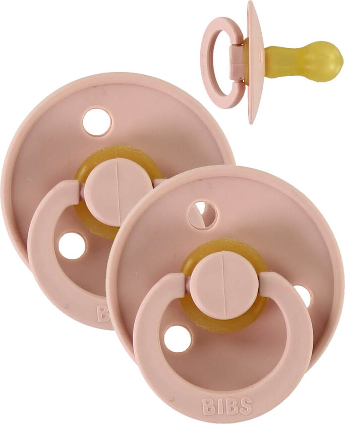 Colour Smokker - Str. 2 - 2-pack - Rund - Blush - - 6-18 md - Smokk