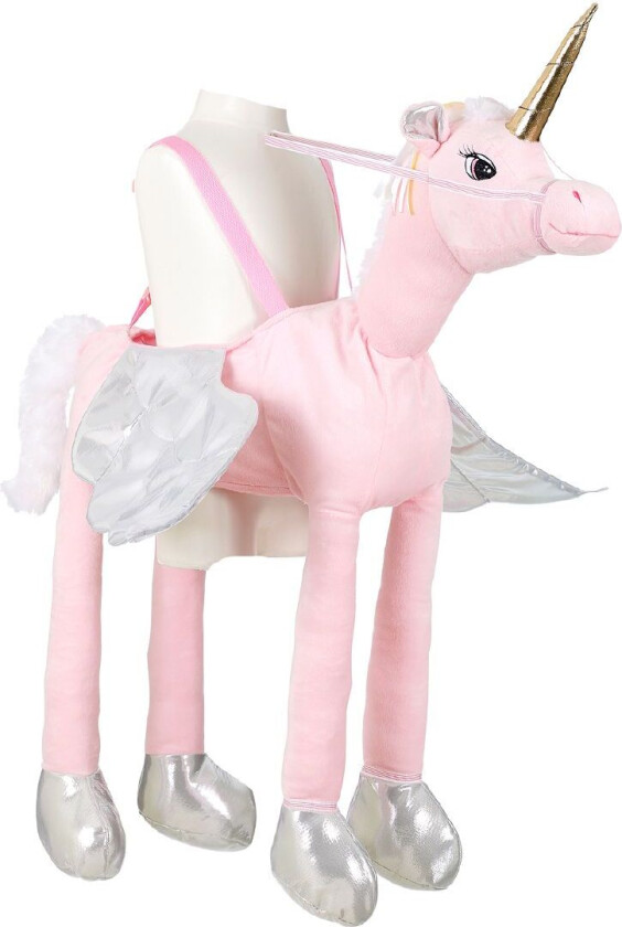 Kostymer - Enhjørning - Ride På - Rosa - - 5-6 år (110-116) - Kostymer