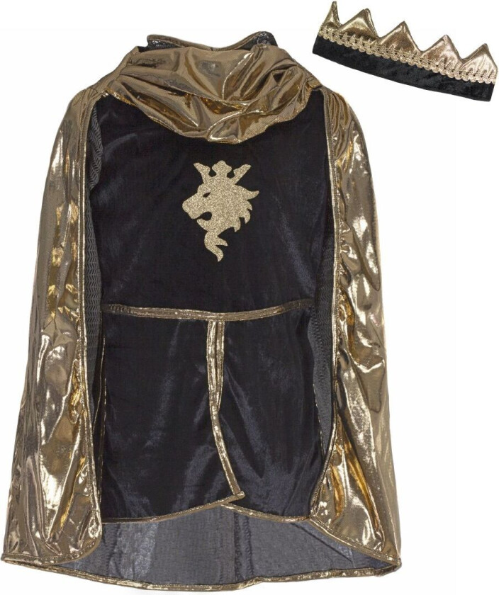 Kostymer - Ridder - Gull - - 7-8 år (122-128) - Kostymer