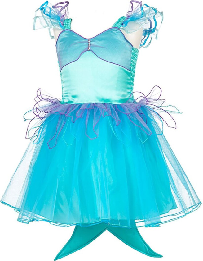 Kostymer - Havfrue - Maryna - Grønn/Lilla - - 5-7 år (110-122) - Kostymer