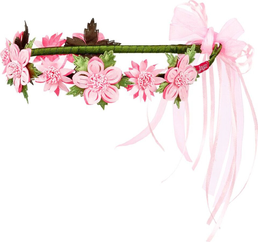 Kostymer - Hårbånd m. Blomster - Nila - Rosa - - OneSize - Kostymer