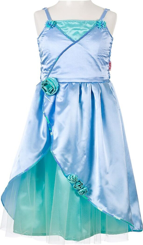 Kostymer - Kjole - Flore - Grønn/Blå - - 5-7 år (110-122) - Kostymer