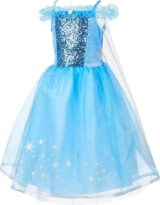 Kostymer - Ice Queen - Blå - - 8-10 år (128-140) - Kostymer