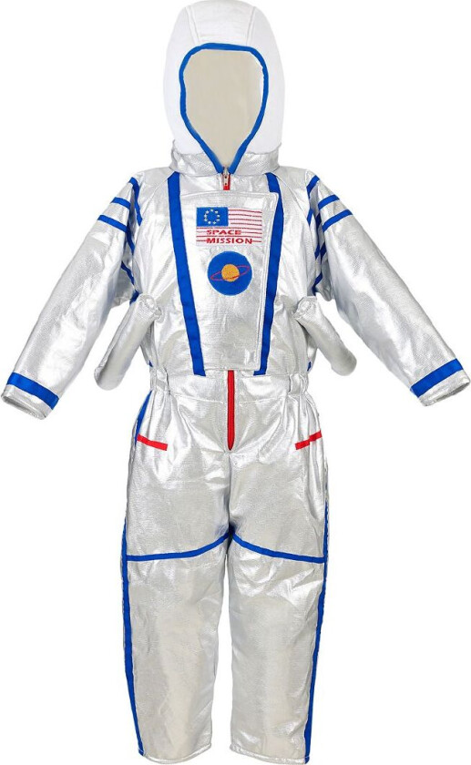 Kostymer - Astronaut - Sølv - - 5-7 år (110-122) - Kostymer