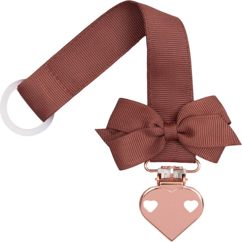 Smokkesnor - Chutney m. Sløyfe/Kobberhjerte - - OneSize - Smokkebånd