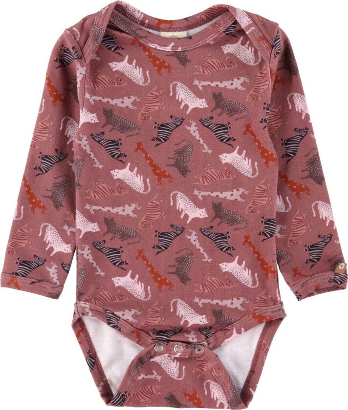 Body L/æ - Safari - Bringebær - - 68 - Langermet Body
